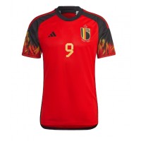 Belgicko Romelu Lukaku #9 Domáci futbalový dres MS 2022 Krátky Rukáv